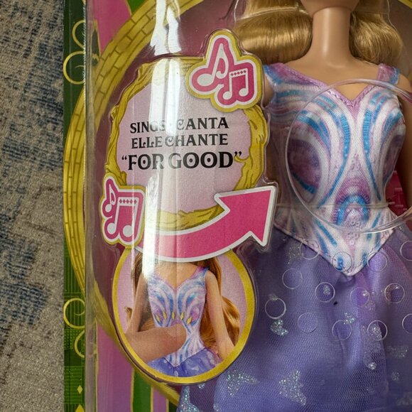 NWT Wicked: For Good Singing Glinda Doll, Movie-Inspired Outfit - Picture 3 of 12